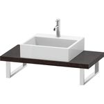 Duravit Konsole L-CUBE 45mm St. 1 Auss 480 Ei dunkel gebürstet