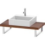 Duravit Konsole L-CUBE 45mm St. 1 Ausschnitt 480 nussbaum natur