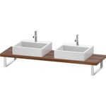 Duravit Konsole L-CUBE 45mm St. 2 Ausschn. 480 nussbaum natur