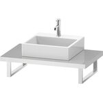 Duravit Konsole L-CUBE 45mm St. 1 Auss 550 nussbaum gebürstet