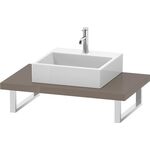 Duravit Konsole L-CUBE 45mm St. 1 Auss 550 fla grey hochglanz