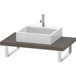 Duravit Konsole L-CUBE 45mm St. 1 Auss 550 fla grey seidenmatt