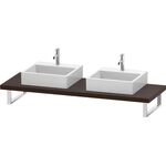 Duravit Konsole L-CUBE 45mm St. 2 Ausschn. 550 NB gebürstet