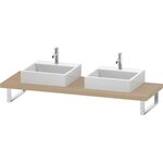 Duravit Konsole L-CUBE 45mm St. 2 Ausschn. 550 medi eiche