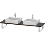 Duravit Konsole L-CUBE 30 St. 2 Ausschn. 480 Ei du gebürstet