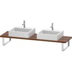 Duravit Konsole L-CUBE 30 St. 2 Ausschnitte 480 nussbaum natur