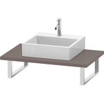 Duravit Konsole L-CUBE 30mm Stärke 1 Ausschnitt 550 basalt matt
