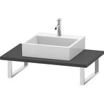 Duravit Konsole L-CUBE 30 Stärke 1 Ausschnitt 550 graphit matt