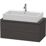 Duravit Konsolenunterschrank L-CUBE 400x920x477mm graphit supermatt