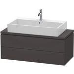 Duravit Konsolenunterschrank L-CUBE 400x1020x477mm graphit supermatt