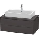 Duravit Konsolenunterschrank L-CUBE 400x1020x547mm graphit supermatt