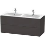 Duravit Waschtischunterbau L-CUBE 1290x481x555mm graphit supermatt