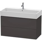 Duravit Waschtischunterbau L-CUBE 544x984x459mm graphit supermatt