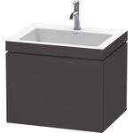 Duravit Waschtischunterbau L-CUBE m WT Vero Air 500x600x480mm 1 HL gra sma