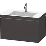 Duravit Waschtischunterbau L-CUBE m WT Vero Air 500x800x480mm 1 HL gra sma