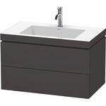 Duravit Waschtischunterbau L-CUBE m WT Vero Air 500x800x480mm 1 HL gra sma