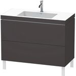 Duravit Waschtischunterbau L-CUBE m WT Vero Air 698x1000x480mm 1 HL gra sm