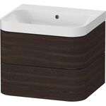 Duravit WTU HAPPY D.2 PLUS 575x490mm m UB o HL nussbaum gebürstet