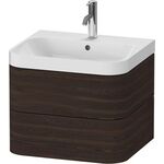 Duravit WTU HAPPY D.2 PLUS 575x490mm m UB e HL nussbaum gebürstet