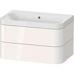 Duravit WTU HAPPY D.2 PLUS 775x490mm m UB o Hahnloch weiß hochglanz