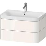 Duravit WTU HAPPY D.2 PLUS 775x490mm m UB e Hahnloch weiß hochglanz