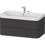 Duravit WTU HAPPY D.2 PLUS 975x490mm m UB 2 HL graphit supermatt