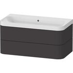 Duravit WTU HAPPY D.2 PLUS 975x490mm m UB o HL graphit supermatt