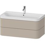Duravit WTU HAPPY D.2 PLUS 975x490mm m UB e HL taupe seidenmatt