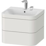 Duravit WTU HAPPY D.2 PLUS 575x490mm m UB 2 HL No weiß seidenmatt