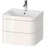 Duravit WTU HAPPY D.2 PLUS 575x490mm m UB e Hahnloch weiß hochglanz