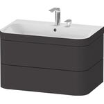 Duravit WTU HAPPY D.2 PLUS 775x490mm m UB 2 HL graphit supermatt