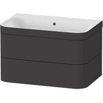 Duravit WTU HAPPY D.2 PLUS 775x490mm m UB o HL graphit supermatt