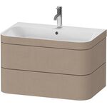 Duravit WTU HAPPY D.2 PLUS 775x490mm m Unterbau ein Hahnloch leinen
