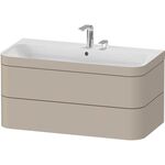 Duravit WTU HAPPY D.2 PLUS 975x490mm m UB 2 HL taupe seidenmatt