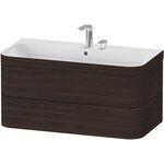 Duravit WTU HAPPY D.2 PLUS 975x490mm m UB 2 HL nussbaum gebürstet