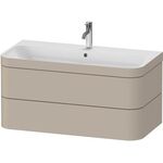 Duravit WTU HAPPY D.2 PLUS 975x490mm m UB e HL taupe seidenmatt