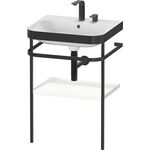 Duravit WTU HAPPY D.2 PLUS 575x490mm m Metallkon 2 HL we seidenmatt