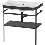 Duravit WTU HAPPY D.2 PLUS 775x490mm m Metallkon o HL gra supermatt