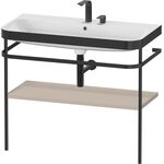 Duravit WTU HAPPY D.2 PLUS 975x490mm m Metallkon 2 HL ta seidenmatt