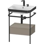 Duravit WTU HAPPY D.2 PLUS 575x490mm m Metallkon 2 HL Steingr sdm