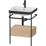 Duravit WTU HAPPY D.2 PLUS 575x490mm m Metallkon e HL medi eiche