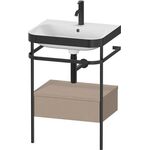 Duravit WTU HAPPY D.2 PLUS 575x490mm m Metallkon e Hahnloch leinen