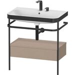 Duravit WTU HAPPY D.2 PLUS 775x490mm m Metallkon 2 HL leinen