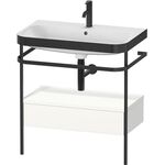 Duravit WTU HAPPY D.2 PLUS 775x490mm m Metallkon e HL we seidenmatt