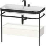 Duravit WTU HAPPY D.2 PLUS 975x490mm m Metallkon 2 HL we seidenmatt
