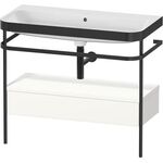 Duravit WTU HAPPY D.2 PLUS 975x490mm m Metallkon o HL we seidenmatt