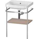 Duravit WTU HAPPY D.2 PLUS 575x490mm m Metallkon o Hahnloch leinen