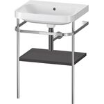 Duravit WTU HAPPY D.2 PLUS 575x490mm m Metallkon o HL gra supermatt