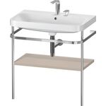 Duravit WTU HAPPY D.2 PLUS 775x490mm m Metallkon 2 HL ta seidenmatt
