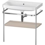 Duravit WTU HAPPY D.2 PLUS 775x490mm m Metallkon o HL ta seidenmatt